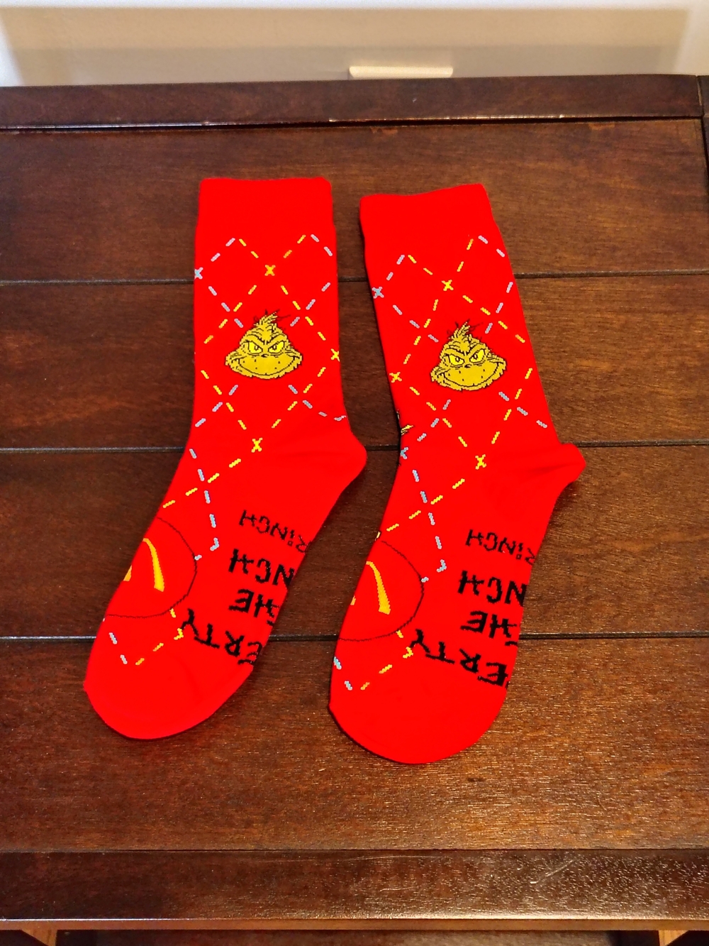 McDonald's Grinch Meal Socks